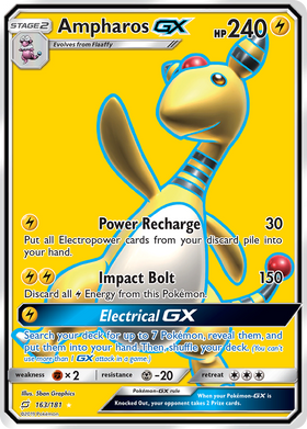 Ampharos GX (163/181) [Sol y Luna: Únete] 