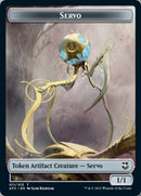 Servo // Treasure Double-Sided Token [Dungeons & Dragons: Adventures in the Forgotten Realms Commander Tokens]-1