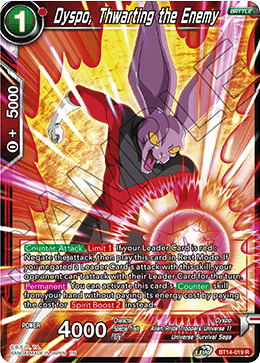Dyspo, frustrando al enemigo (BT14-019) [Cross Spirits] 
