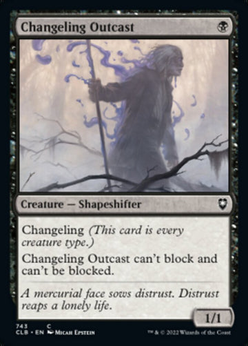 Changeling Outcasting [Commander Legends: Batalla por Baldur's Gate] 