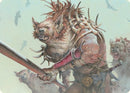 Tarjeta de arte de Gnoll [Serie de arte de Dungeons &amp; Dragons: Adventures in the Forgotten Realms] -1