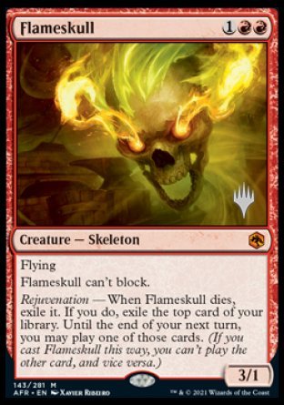 Flameskull (paquete promocional) [Promociones de Dungeons &amp; Dragons: Adventures in the Forgotten Realms] 