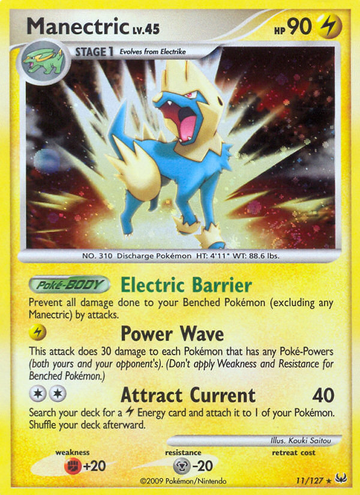Manectric (11/127) [Platino: Conjunto básico] 