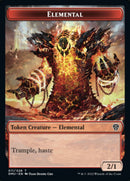 Soldier // Elemental Double-Sided Token [Dominaria United Tokens]-2