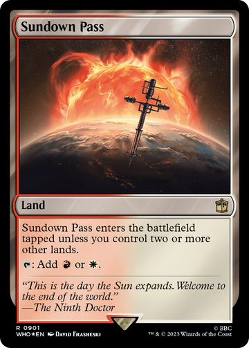 Pase de puesta de sol (Surge Foil) [Doctor Who] 