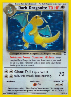 Dragonite oscuro (5/110) [Colección legendaria] 