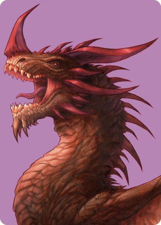 Tarjeta de arte El Ur-Dragón [Serie de arte Commander Masters] 