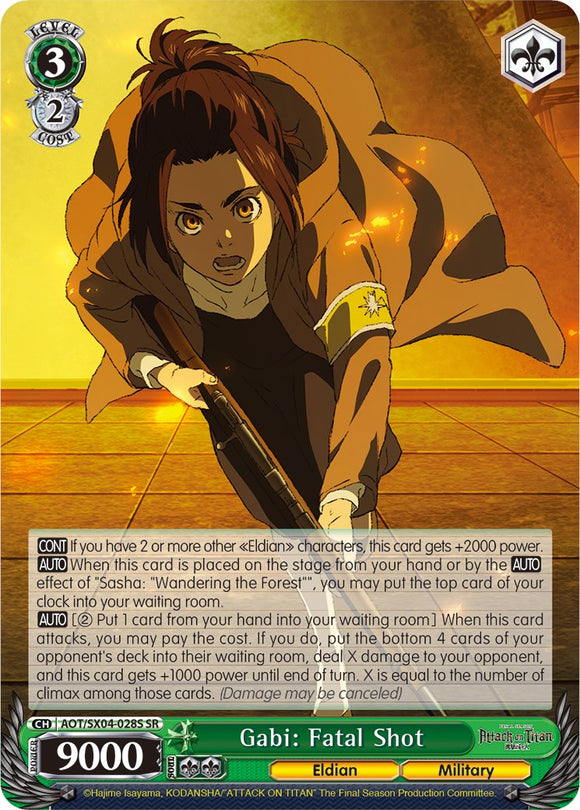 Gabi: Fatal Shot (Foil) [Attack On Titan: Final Season]