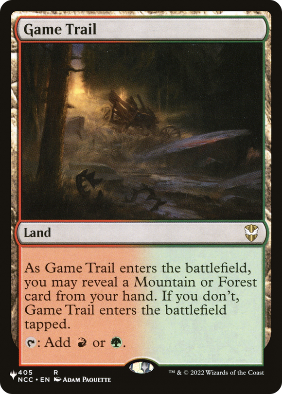 Game Trail [La lista] 