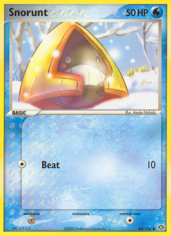 Snorunt (64/106) [EX: Esmeralda] 