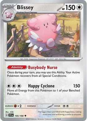 Blissey (145/198) [Escarlata y violeta: conjunto básico] 