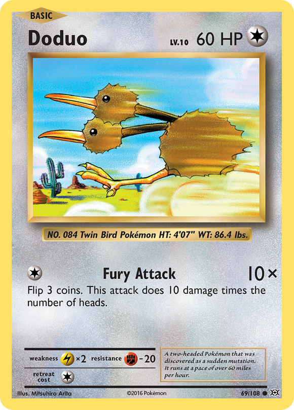 Doduo (69/108) [XY: Evoluciones] 