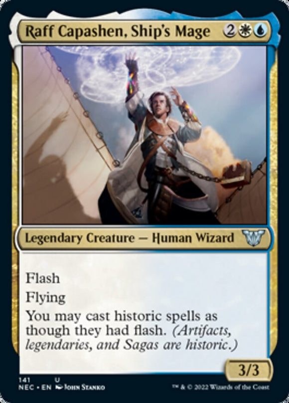 Raff Capashen, mago del barco [Kamigawa: Neon Dynasty Commander] 