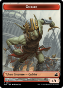 Goblin (0008) // Angel (0003) Double-Sided Token [Ravnica Remastered Tokens]-1