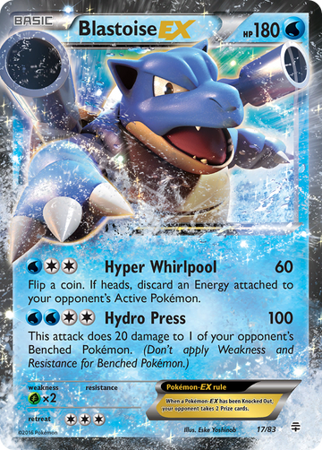 Blastoise EX (17/83) [XY: Generaciones] 