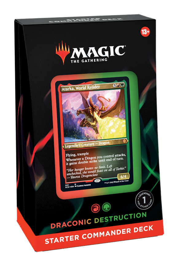 Baraja inicial de Commander (Destrucción dracónica) 
