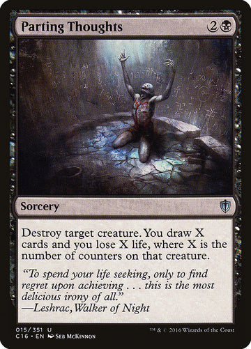 Reflexiones finales [Commander 2016] 