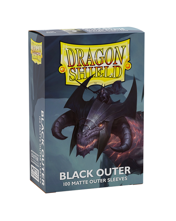 Dragon Shield: fundas exteriores de 100 ct, color negro mate (estándar) 