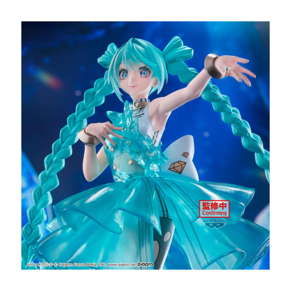 Hatsune Miku Banpresto Evolve Clearluxe Emerald Gem PVC Statue