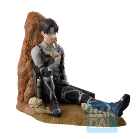 Attack on Titan Battle of Heaven and Earth Mega Impact Ichibansho Levi 4.3-Inch Collectible Figure - 0