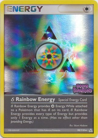 Energía arcoíris (98/110) (especie Delta) (estampada) [EX: Fantasmas de Holon] 