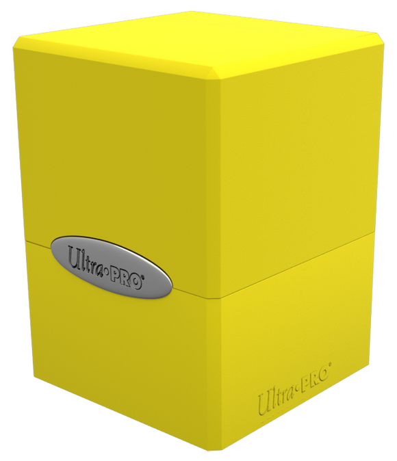 Ultra PRO: Cubo de satén - Amarillo limón 
