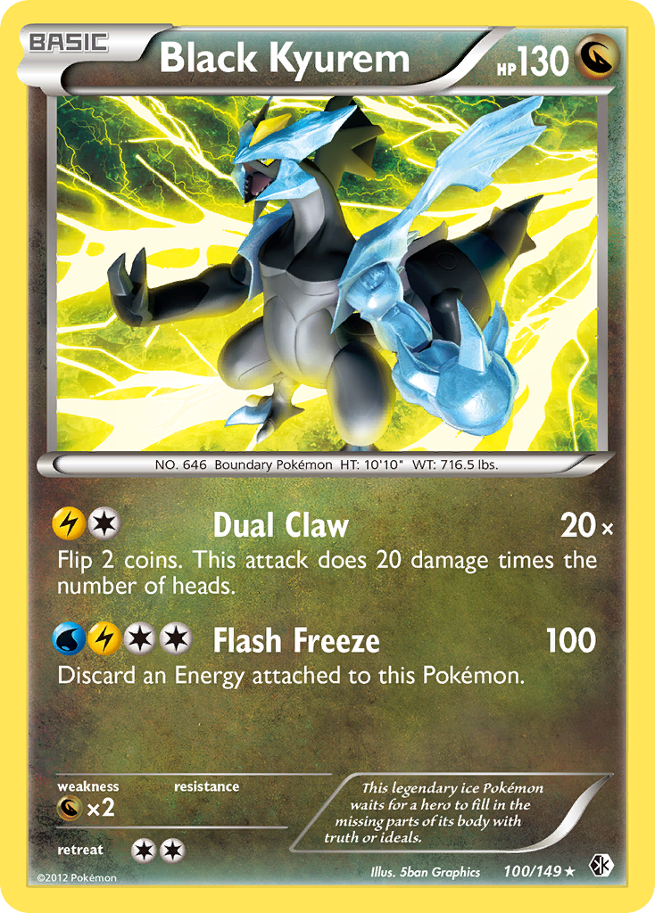 Kyurem negro (100/149) [Blanco y negro: fronteras cruzadas] 