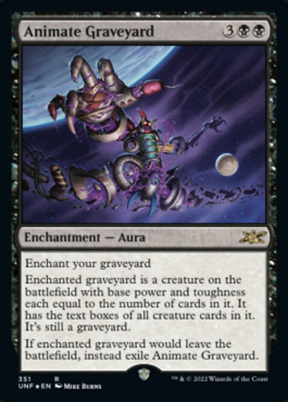 Cementerio animado (Galaxy Foil) [Unfinity] 