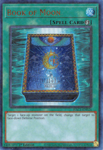 Libro de la Luna (Terminal de Duelo) [HAC1-EN024] Raro paralelo 