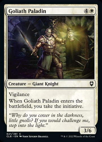Paladín Goliat [Commander Legends: Battle for Baldur's Gate] 