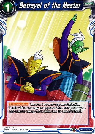 La traición del Maestro (BT7-045) [El asalto de los Saiyans] 