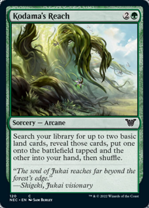 El alcance de Kodama [Kamigawa: Neon Dynasty Commander] 
