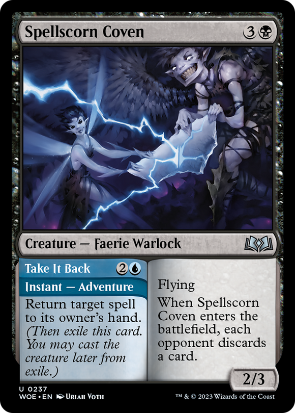 Aquelarre de Spellscorn // Recuperarlo [Wilds of Eldraine] 