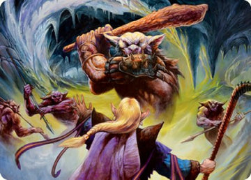 Tarjeta de arte de la Guarida del Bugbear (módulo de mazmorras) [Serie de arte de Dungeons &amp; Dragons: Adventures in the Forgotten Realms] 