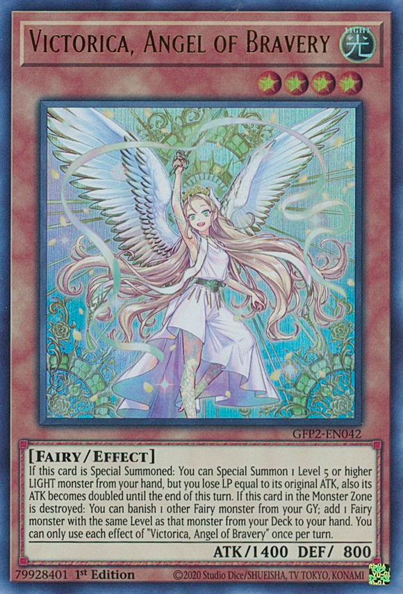 Victorica, Ángel de la Valentía [GFP2-EN042] Ultra Raro 