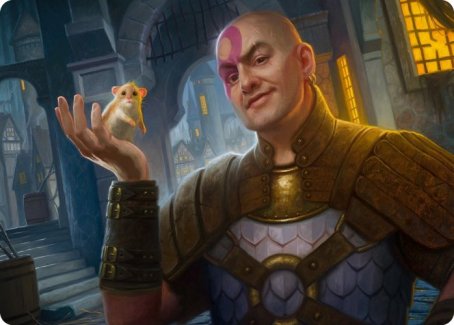 Tarjeta de arte de Minsc, el amado guardabosques [Serie de arte de Dungeons &amp; Dragons: Adventures in the Forgotten Realms] 