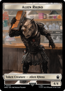 Alien Rhino // Treasure (0030) Double-Sided Token [Doctor Who Tokens]-1