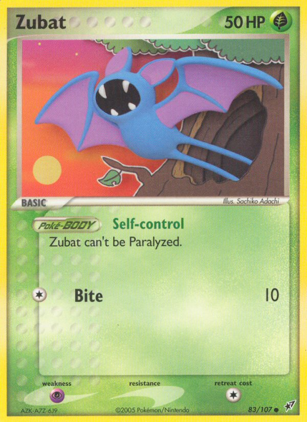 Zubat (83/107) [Ejemplo: Deoxys] 