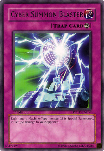 Cyber ​​Summon Blaster [POTD-EN057] Raro 