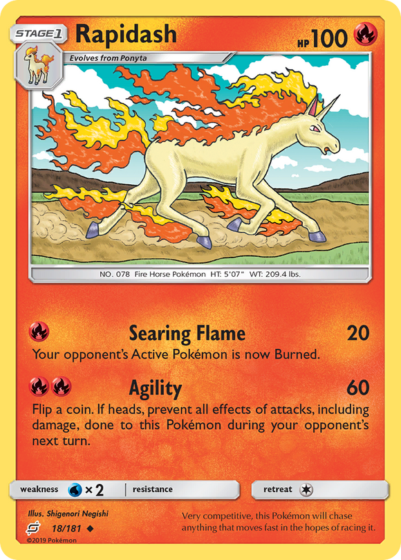 Rapidash (18/181) [Sol y Luna: Trabajan juntos] 