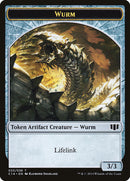 Wurm (033/036) // Goat Double-Sided Token [Commander 2014 Tokens]-1