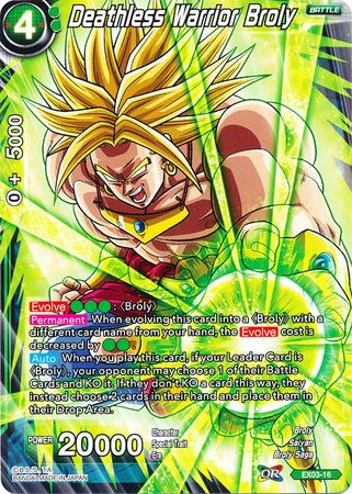 Broly, guerrero inmortal (EX03-16) [Ultimate Box] 