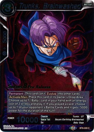 Trunks, lavado de cerebro (BT8-009_PR) [Promociones previas al lanzamiento de Maquinaciones maliciosas] 