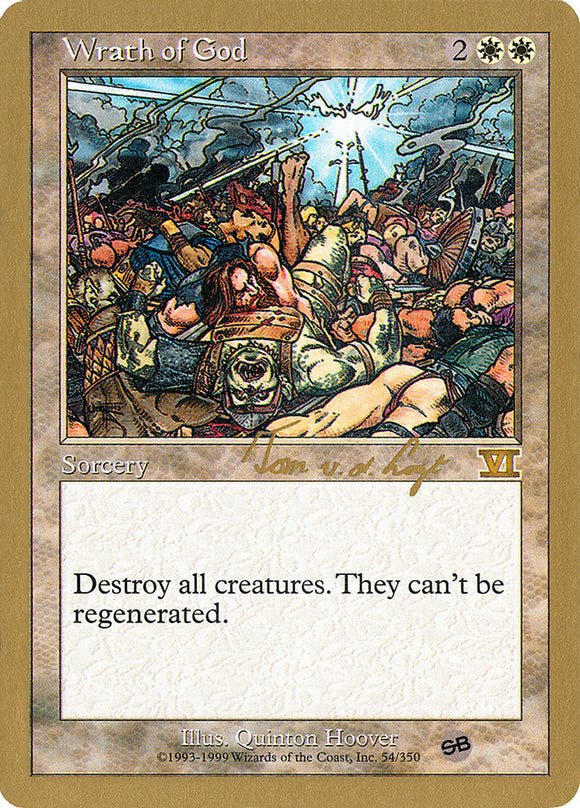 Wrath of God (Tom van de Logt) (SB) [World Championship Decks 2000] 