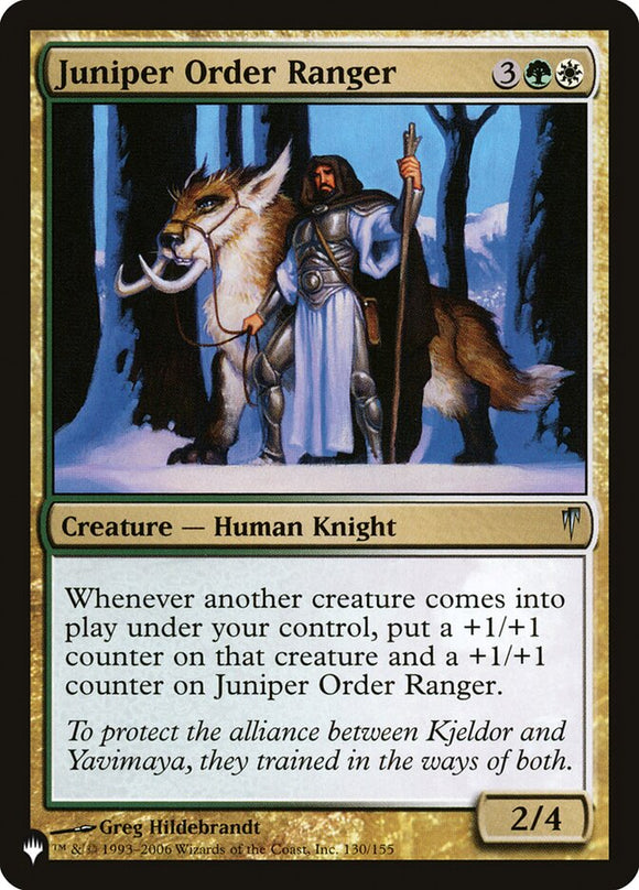 Orden Juniper Ranger [La Lista] 