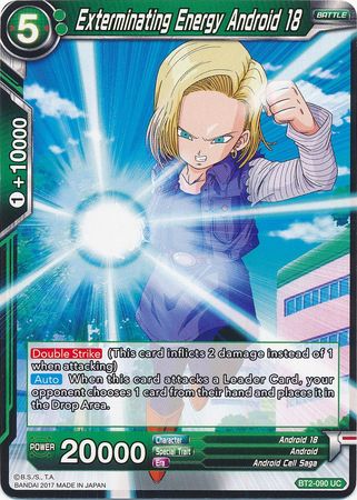 Androide 18 de energía exterminadora (BT2-090) [Union Force] 