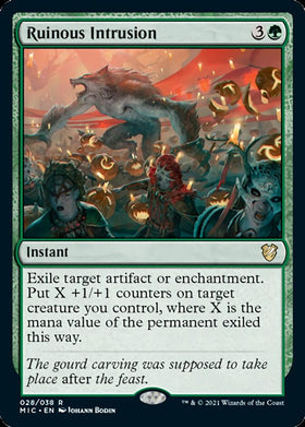 Intrusión ruinosa [Innistrad: Comandante de Midnight Hunt] 