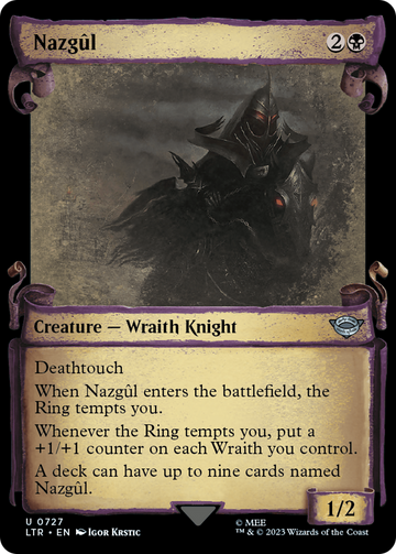 Nazgul (0727) [Pergaminos de presentación de El Señor de los Anillos: Cuentos de la Tierra Media] 