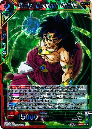 Broly, Orígenes demoníacos (BT7-117) [El asalto de los saiyajin] 