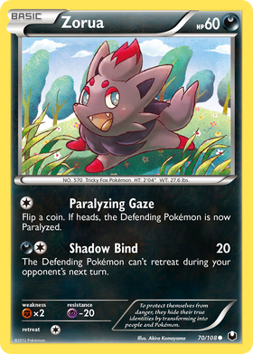 Zorua (70/108) [Blanco y negro: Exploradores oscuros] 